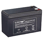 Аккумулятор CROWN CBT-12-7.2 (напряжение 12В, емкость 7.2 А/Ч, разм 151х65х100 мм, вес 2,1 кг, тип клеммы - F2, 5 лет)