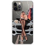 Задняя накладка GRESSO для IPhone 12 Pro. Коллекция "Cosmopolitan". Модель "One Night In Dubai".