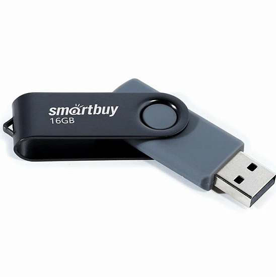 USB 16Gb SMARTBUY Twist чёрный, 3.0
