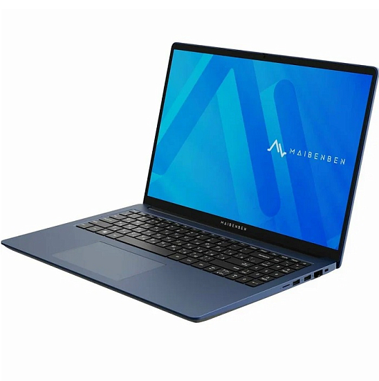 Ноутбук 16" Maibenben M657 (AMD Ryzen 7 - 5825U/ 16Gb/ SSD 1Tb/ DOS) (M6571SG0LURE3) мышь+коврик), синий