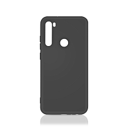 Силиконовый чехол DF для Xiaomi Redmi Note 8T xiOriginal-06 (black) с микрофиброй