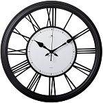 Часы настенные РУБИН "Классика" круг d=40см, корпус чёрный 94014-003)