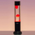 Лава-лампа Amperia Tube Красная/Прозрачная (39 см) Black
