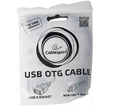 Кабель OTG miniUSB  0.15м CABLEXPERT A-OTG-AFBM-002 пакет