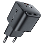 Сетевое ЗУ 1Type-C ACEFAST A77, Mini, черный, 30Вт (6974316282662)
