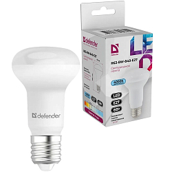 Лампа светодиодная DEFENDER R63 8W/840/E27 рефлектор, нейтральный белый