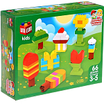 Конструктор UNICON Фигуры, 66 деталей