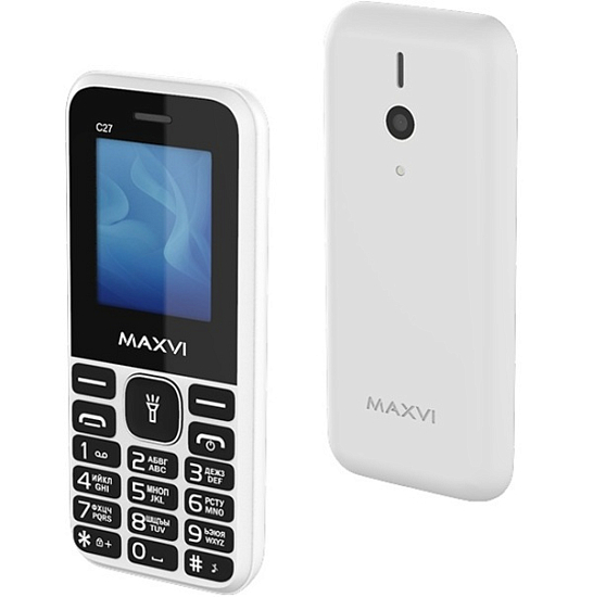 Телефон Maxvi C27 белый