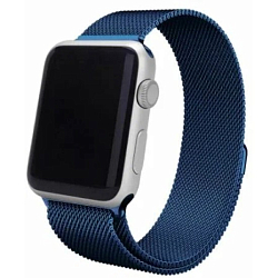 Металлический браслет на Apple Watch 42/44/45mm Синий