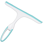 Водосгон с изогнутой ручкой Доляна, 23×20 см, 5 см цвет белый