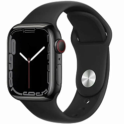 Силиконовый ремешок TEHN для смарт-часов 38/40mm, черный