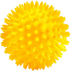 Мяч массажный ø8 см, цвет желтый, Крошка Я 4386068