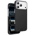 Задняя накладка KEEPHONE KEVILAR PARIS CARBON MAGSAFE CASE для iPhone 17 PRO MAX, BLACK