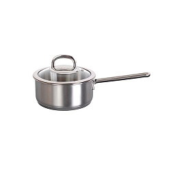 Ковш 1.2л KUKMARA линии "SAFIA" SF-LDL1216G д.16см, со стекл. крышкой