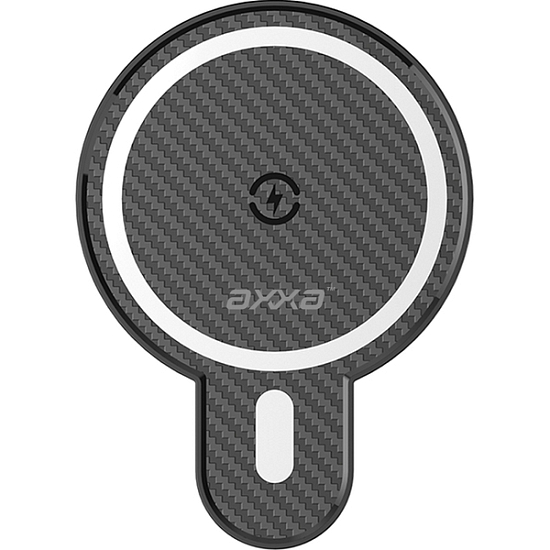 Автомобильный держатель AXXA MagCharge QI, черный (5533)