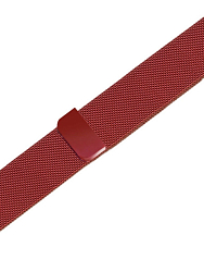 Ремешок NONAME для Apple Watch 38/40mm Milanese loop Коралловый (Water red)