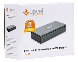 Коммутатор UPVEL US-8F 8-портов 10/100 Мбит/с