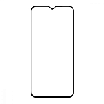 Противоударное стекло FULL Glass для Xiaomi Redmi Note 8T черное, полный клей