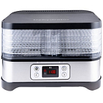 Сушилка для овощей и фруктов BQ FD1001 Черный-стальной