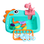 Игровой модуль кухни «Раковина-Динозаврик», с набором продуктов МИКС 10487695