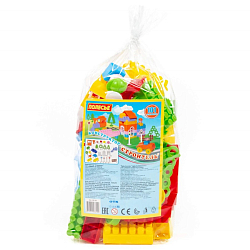 Конструктор ПОЛЕСЬЕ "Строитель" , 101 эл.