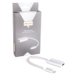 Переходник Type-C <--< HDMI АТОМ серебряный