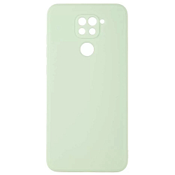 Задняя накладка ZIBELINO Soft Matte для Xiaomi Redmi Note 9 (мятный) с микрофиброй