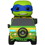 Фигурка Funko POP! Rides TMNT Mutant Mayhem Leo In The Turtle Van (Exc) (301)
