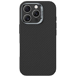 Задняя накладка Kevilar Sweden MagSafe Carbon Fiber Case 600D для iPhone16 pro max  black
