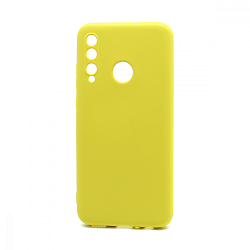 Силиконовый чехол SILICONE CASE New ERA для Honor 10i/20i/20e желтый