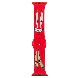 Силиконовый ремешок ApW01 для Apple Watch 42/44/45/49mm (015) (red)