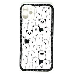 Задняя накладка MOBIS для iPhone 11 с рисунком (микс)