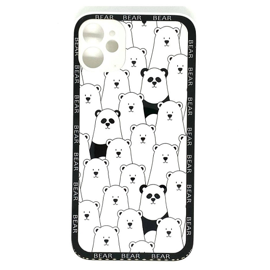 Задняя накладка MOBIS для iPhone 11 с рисунком (микс)