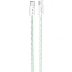Кабель Type-C <--> Type-C  1.0м HOCO X104 Source, зеленый, 60W
