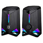 Колонки 2.0 DEFENDER Gravity черный (2*3Вт)