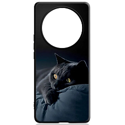 Силиконовый чехол DF для Honor X9a DF hwCase-130 (black) Art136