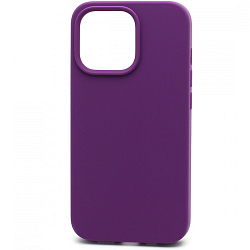 Силиконовый чехол SILICONE CASE для iPhone 13 Pro (полная защита) фиолетовый
