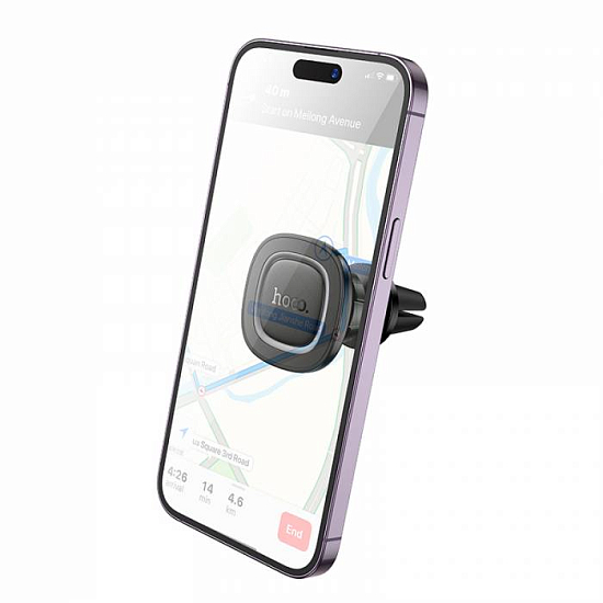Автомобильный держатель HOCO H72 Black metallic