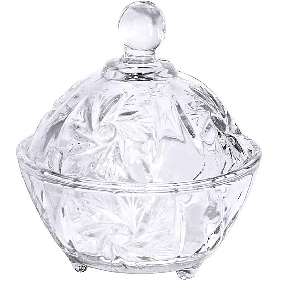 Икорница с крышкой, 200 мл, арт.SR7196GCL