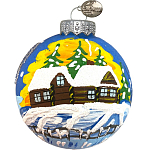 Шар "Малиновый закат", 80 мм., в подарочной упаковке, КУ-80-224243