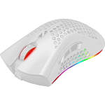 Мышь PANTEON PS77 W White, гибридная, программируемая