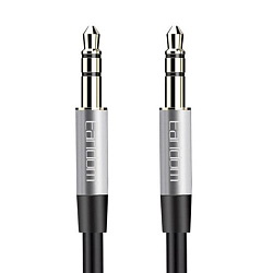 Кабель Jack 3.5 <--> Jack 3.5  1.0м EARLDOM ET-AUX33 серебряный