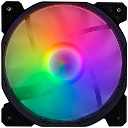 Вентилятор для корпуса 1STPLAYER F1 Black 120mm LED 5-color 1000rpm 3pin F1-BK OEM