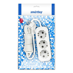 Сетевой удлинитель  7м SMARTBUY 3 розетки с/з ПВС 3х1,0 (SBE-16-3-07-Z)