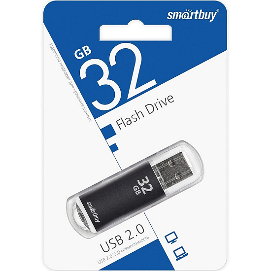 USB 32Gb Smart Buy V-Cut Black