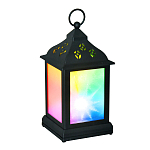 Фонарь со светодиодной гирляндой внутри ULD-L1122-010/DTB/RGB/3D BLACK UL-00002311