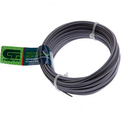 Леска для триммера звезда, армир. алюминием, 2,0 мм х 15 м, Россия// Сибртех 961965