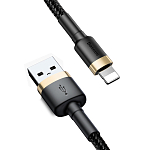 Кабель USB <--> Lightning  1.0м BASEUS Cafule Cable Baseus золото (CALKLF-BV1)