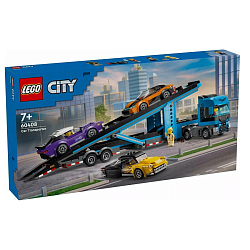 Конструктор LEGO CITY 60408 Грузовик-автовоз со спортивными автомобилями