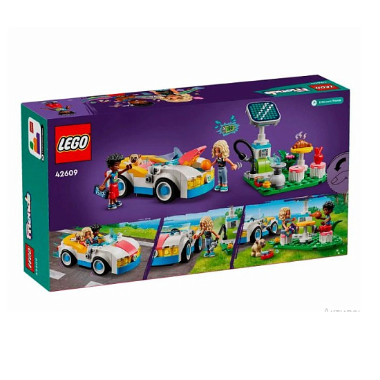 Конструктор LEGO Friends 42609 Электромобиль и зарядное устройство